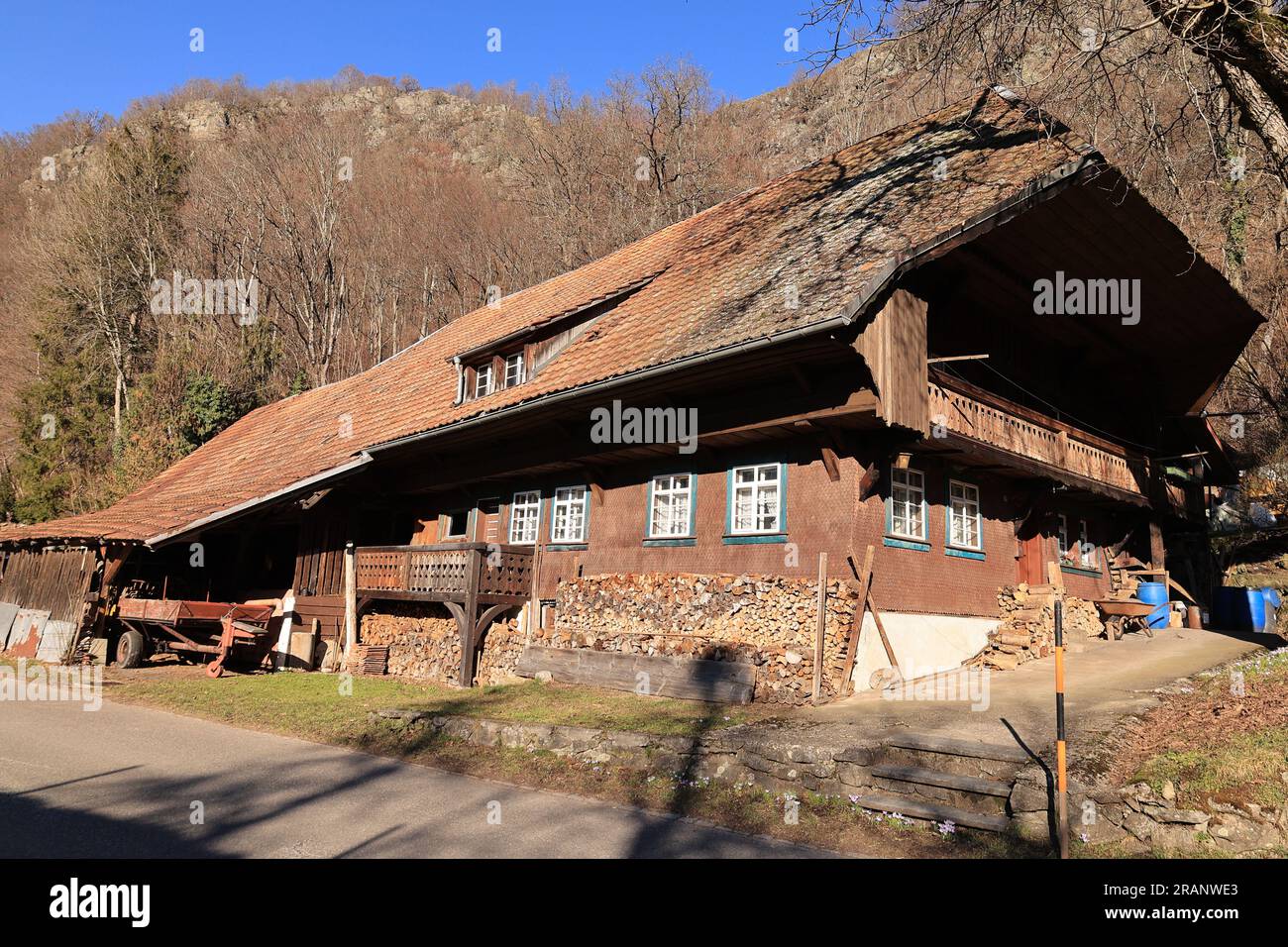 Impressionen aus Schönau im Schwarzwald Stock Photo