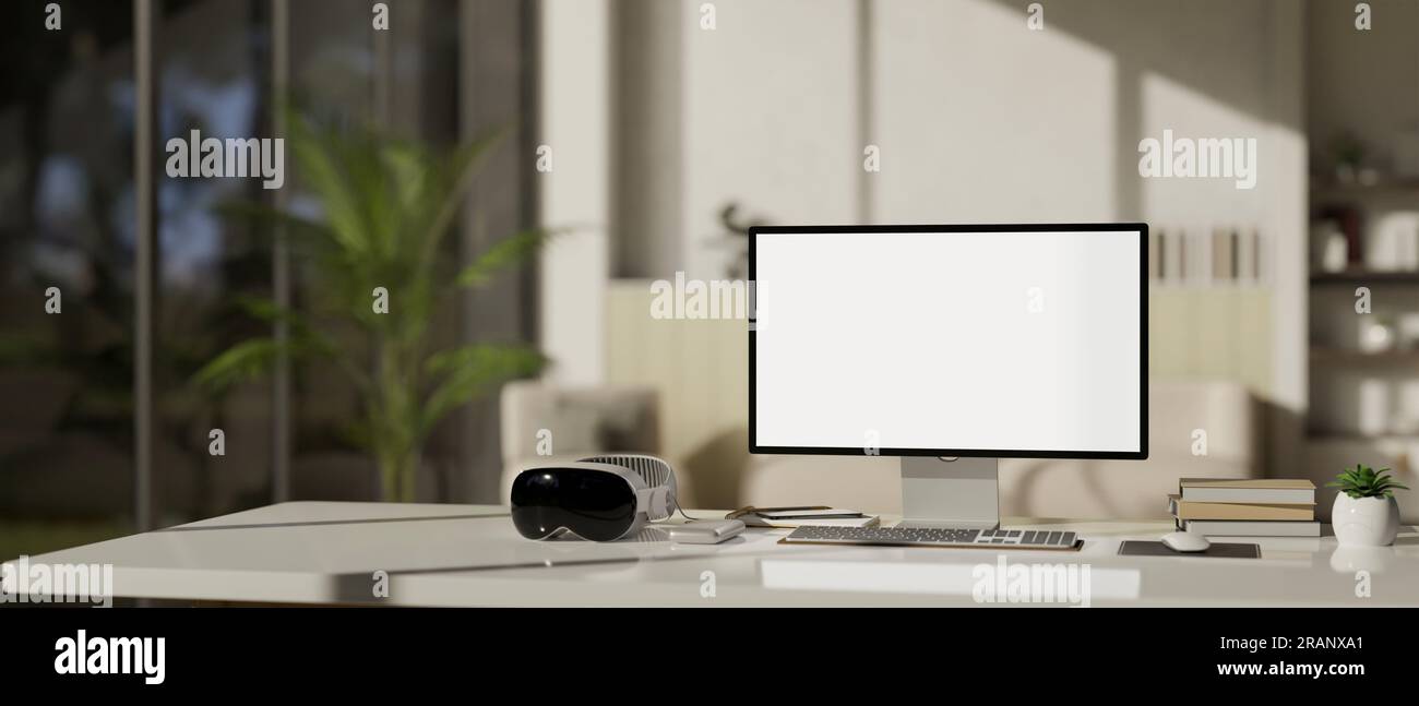 Gaming room desk hi-res stock photography and images - Alamy