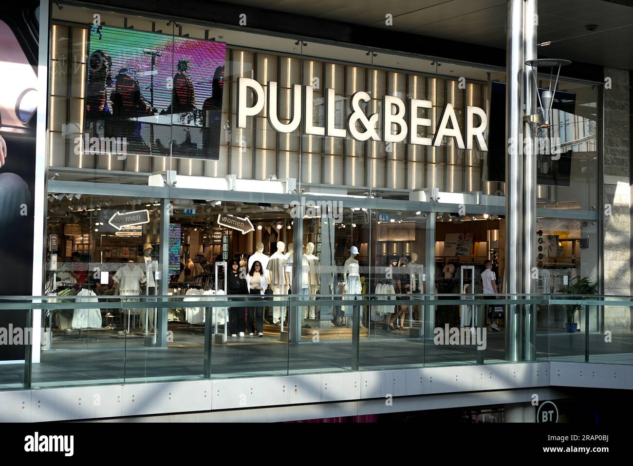 Pull and Bear, clothing and accessories retailer store, Liverpool One