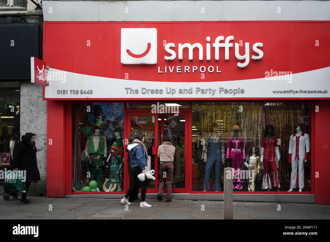 Smiffys Liverpool.Dress up shop Stock Photo Alamy