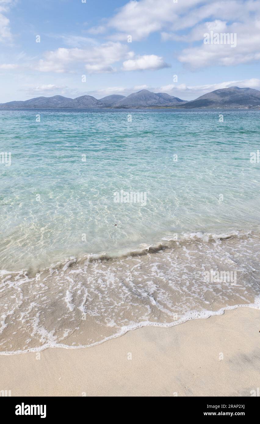 Harris, with white Beaches and turquoise Sea Stock Photo