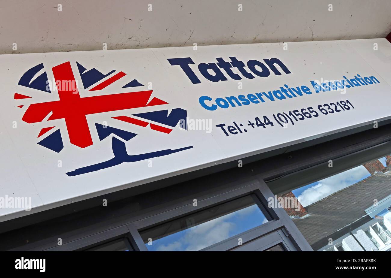 Tatton Conservative Association, 21 Canute Place, Knutsford, Cheshire, England, UK, WA16 6BQ Stock Photo