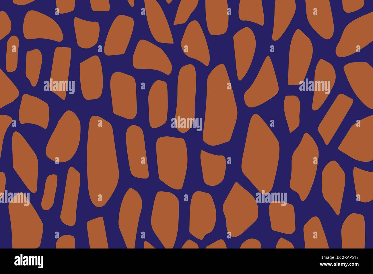 seamless giraffe skin or abstract pattern- vector illustration Stock Vector