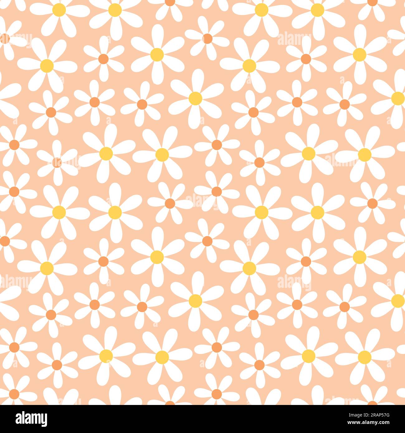 summer, spring pattern with flowers- vector illustration Stock Vector