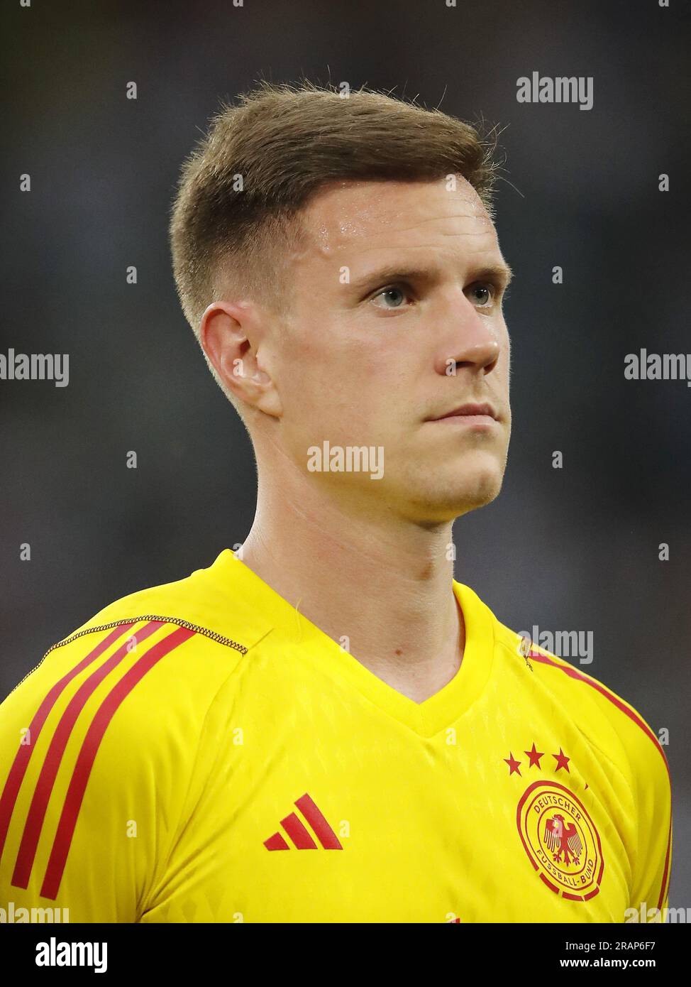 GELSENKIRCHEN - Germany goalkeeper Marc-Andre ter Stegen during the friendly international match between Germany and Colombia at the Veltins-Arena on June 20, 2023 in Gelsenkirchen, Germany. AP | Dutch Height | BART STOUTJESDYK Stock Photo