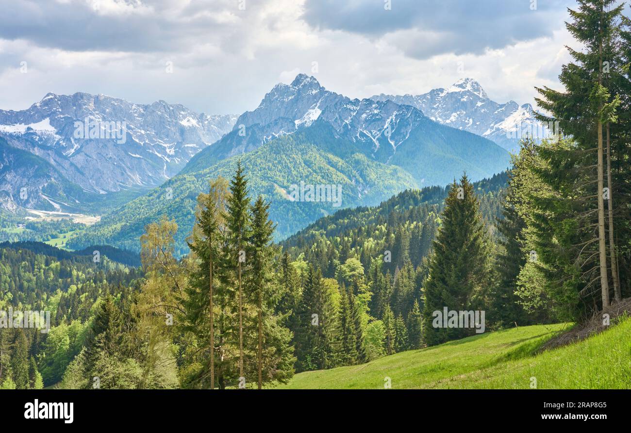 Mountain Landscape In The Triglav National Park Near Kranska Gora