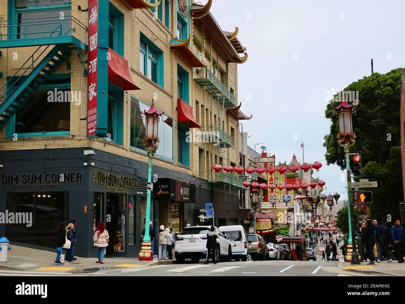 Dim sum corner chinese restaurant hi-res stock photography and images