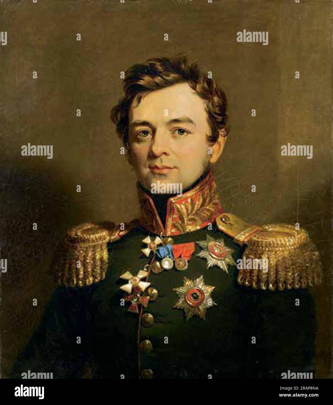 Portrait of Ivan F. Paskevich 1823 by George Dawe Stock Photo - Alamy