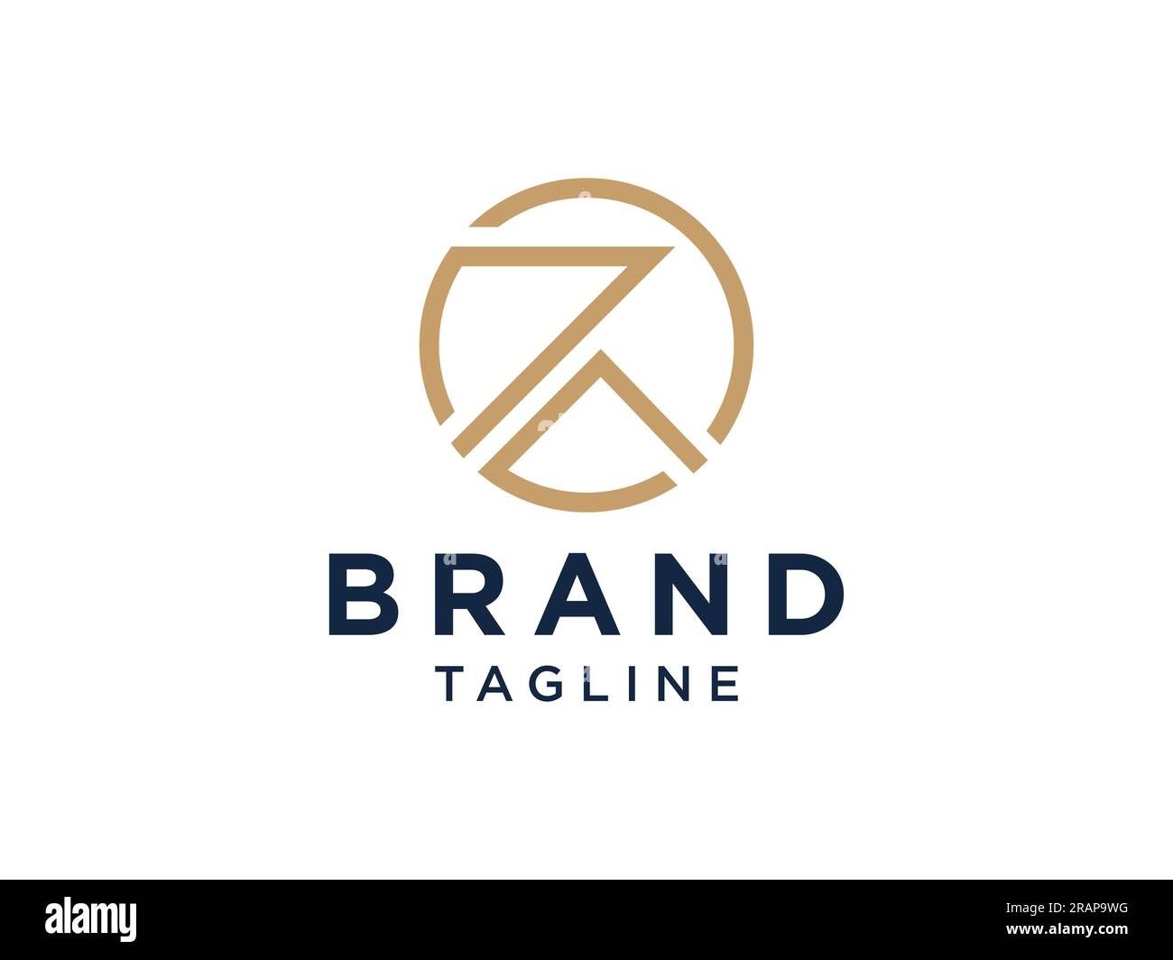 Initial Letter R Business Logo. Flat Vector Logo Design Template Element. Stock Vector