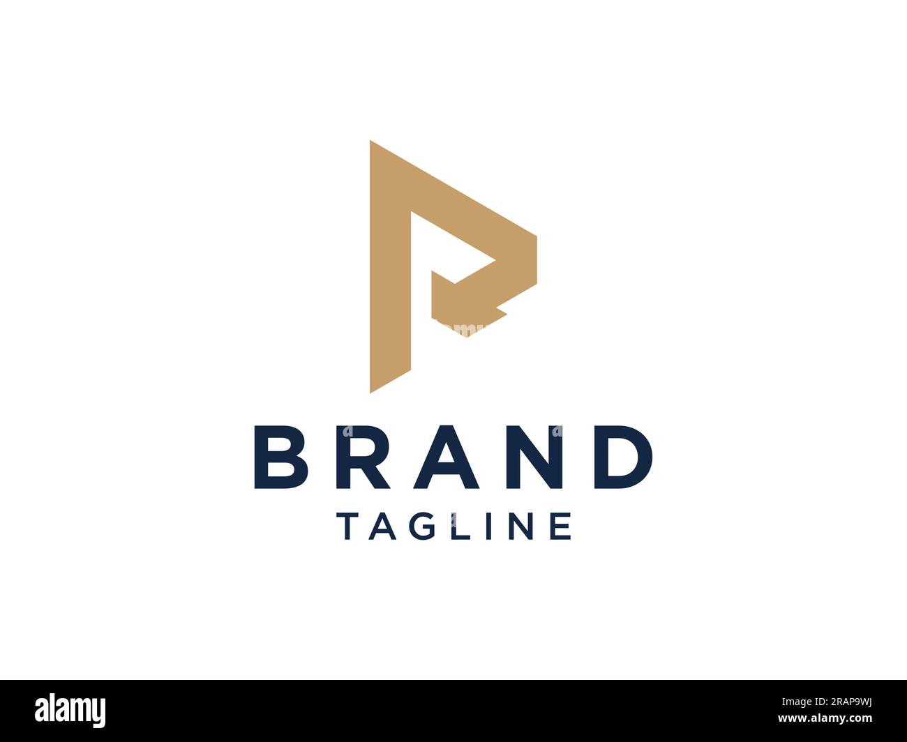 Initial Letter R Business Logo. Flat Vector Logo Design Template Element. Stock Vector