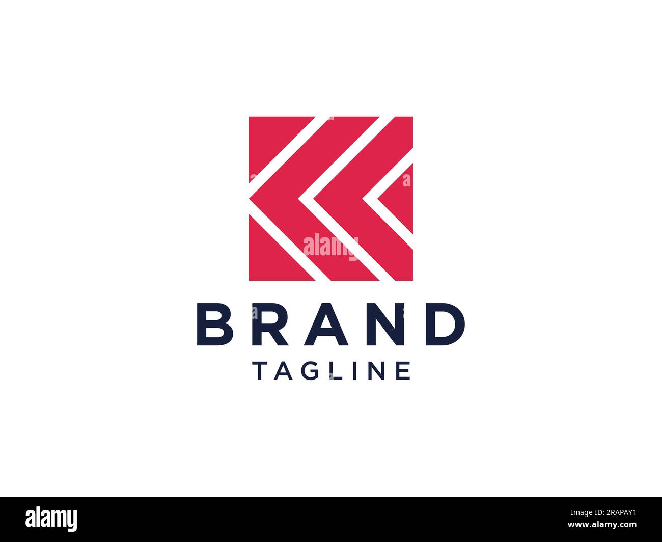 Abstract Letter K Logo Rounded Line. Flat Vector Logo Design Template ...