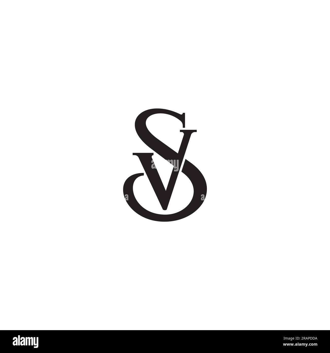 Letter SV logo or icon design Stock Vector Image & Art - Alamy