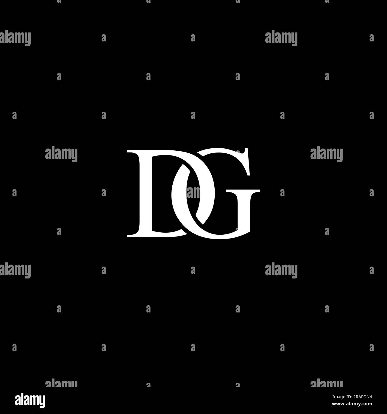 Letter DG logo or icon design Stock Vector Image & Art - Alamy