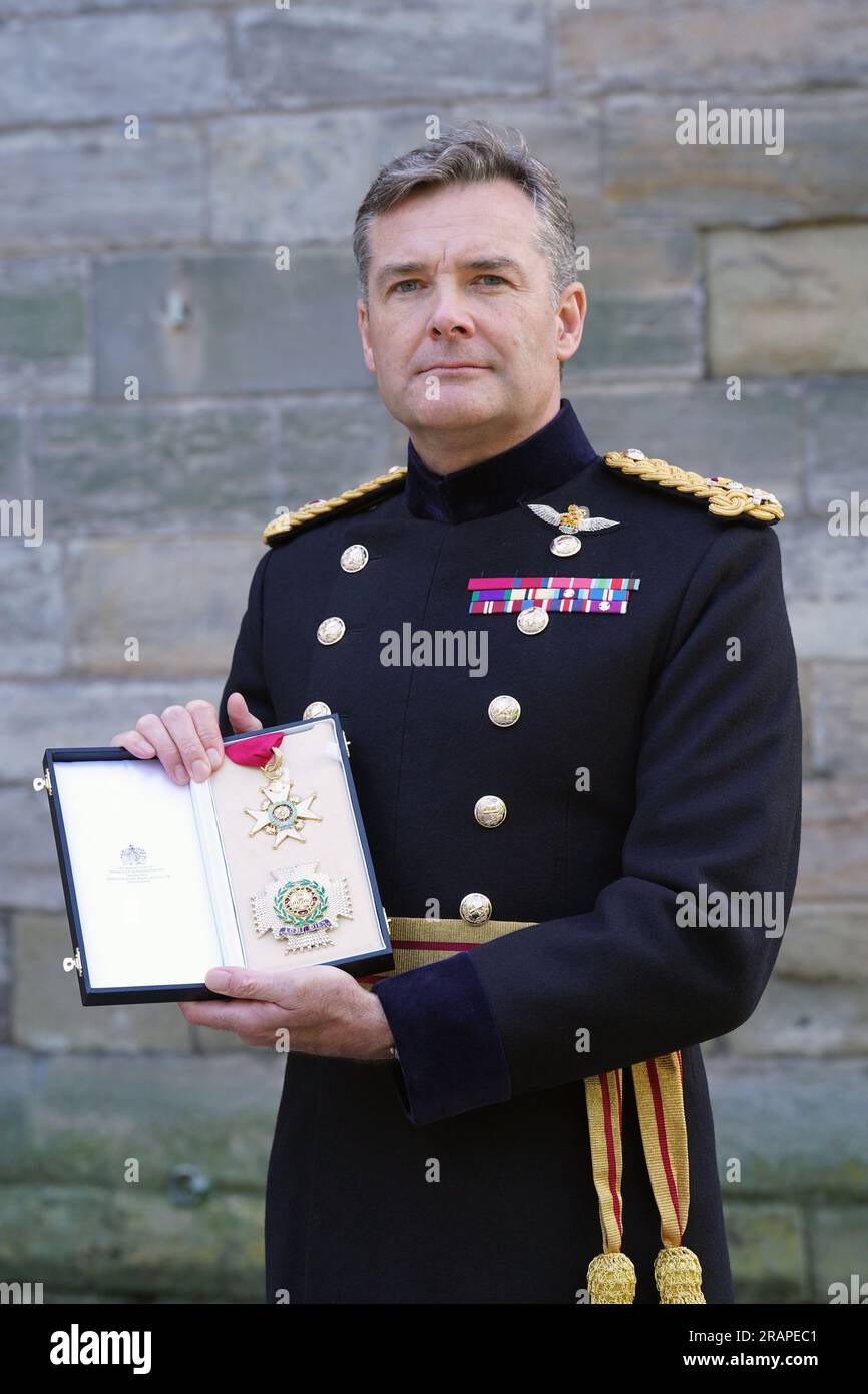 Lieutenant General Sir Nicholas Borton after being made a Knight