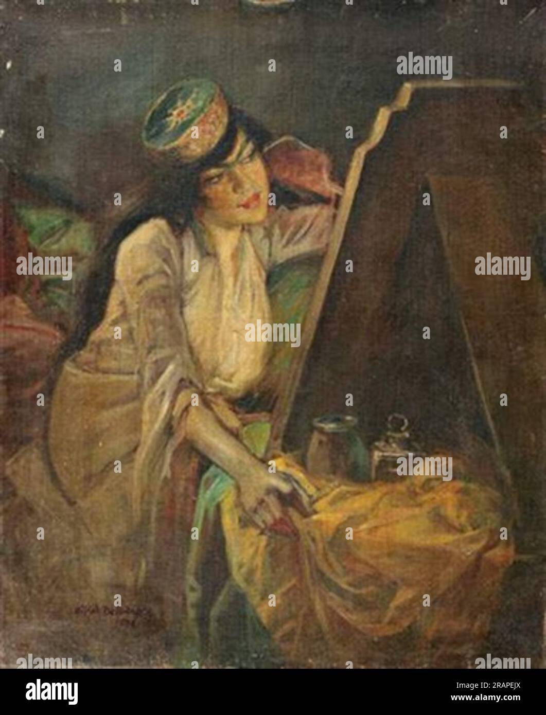 Oriental woman 1878 by Alfred Dehodencq Stock Photo Alamy