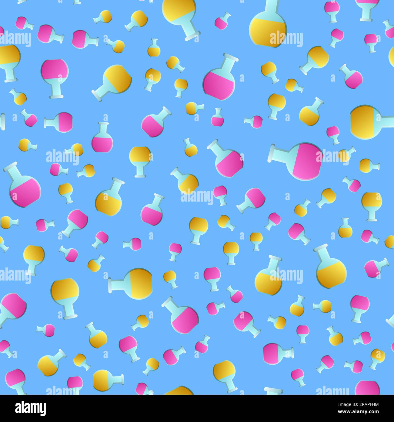 Endless seamless pattern of medical scientific medical supplies ...