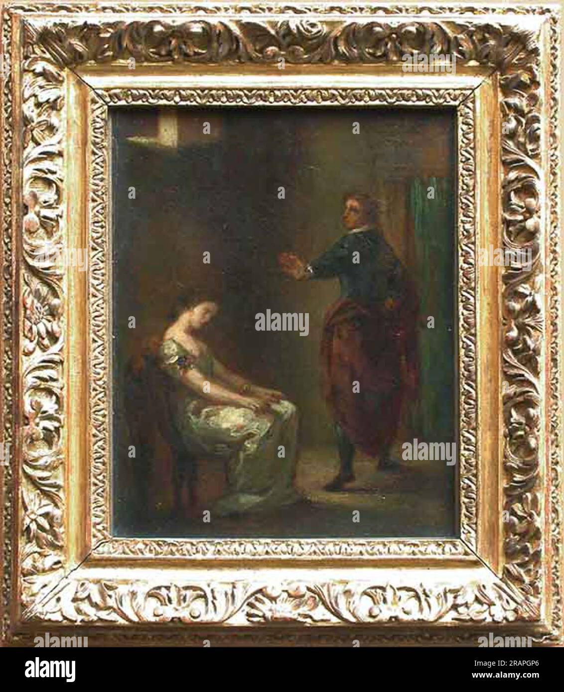 Hamlet and Ophelia 1840 by Eugene Delacroix Stock Photo Alamy