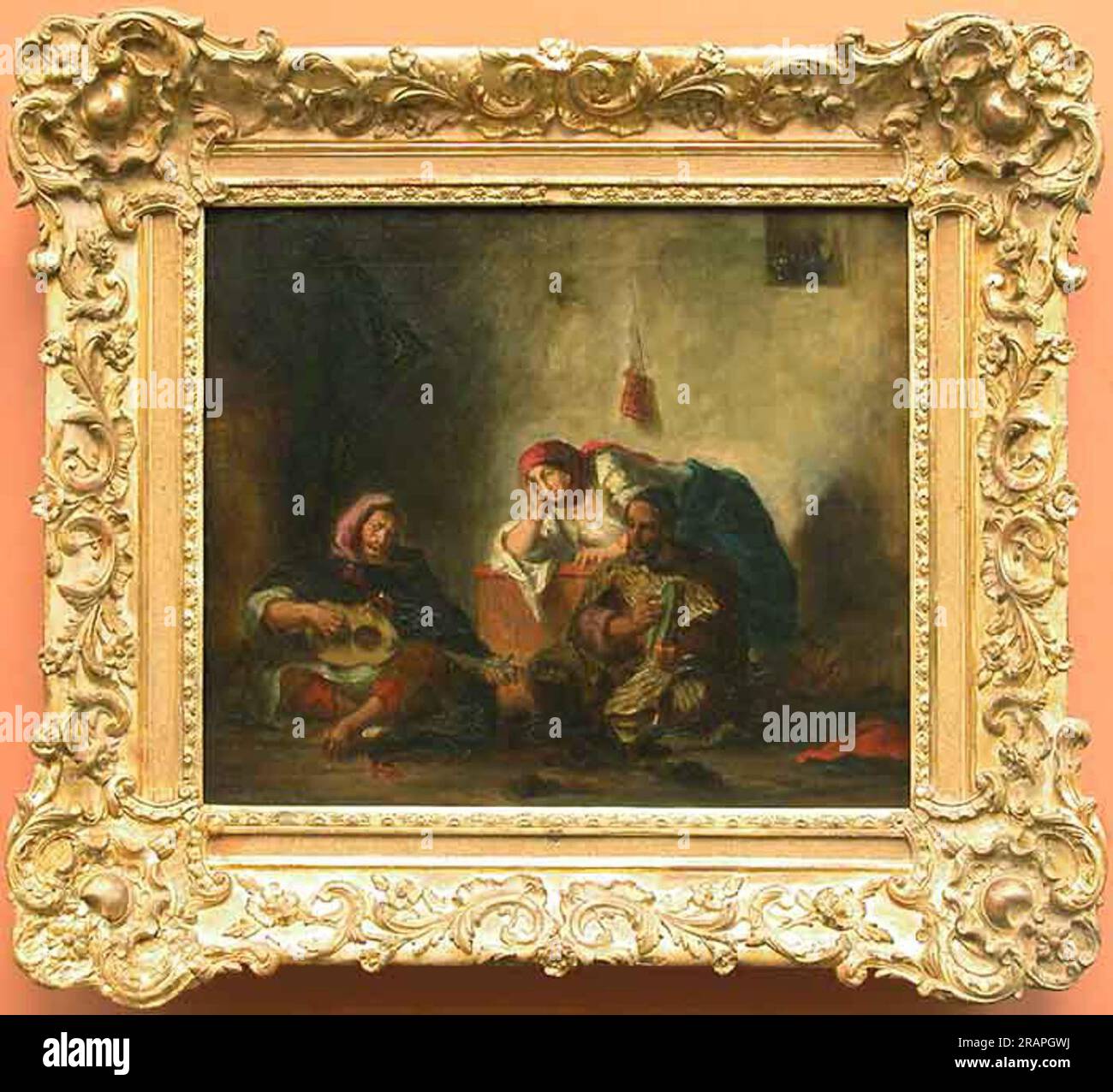 Jewish musicians in Morocco 1847 by Eugene Delacroix Stock Photo Alamy