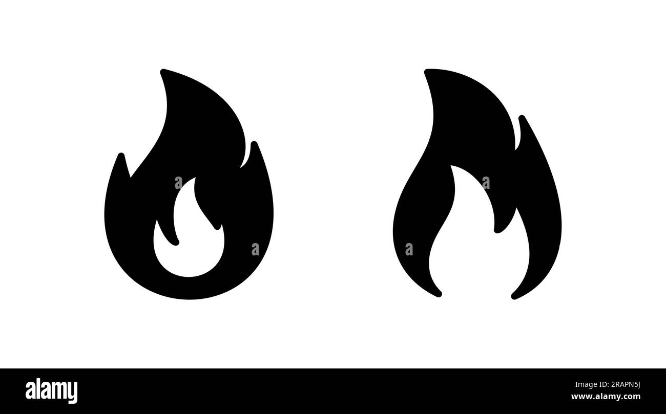 Fire icon vector. fire flame icon Stock Vector Image & Art - Alamy