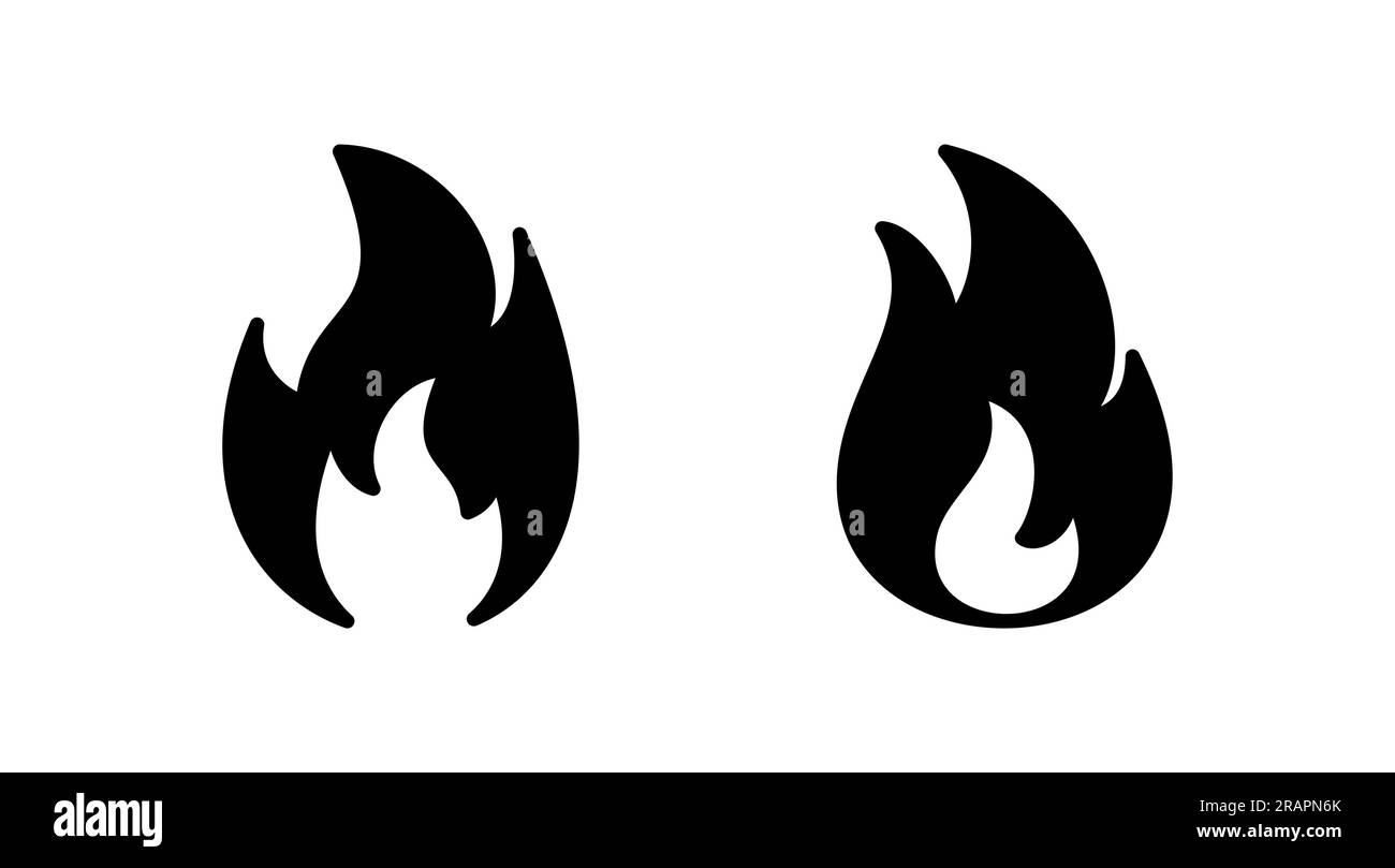Fire icon vector. fire flame icon Stock Vector Image & Art - Alamy