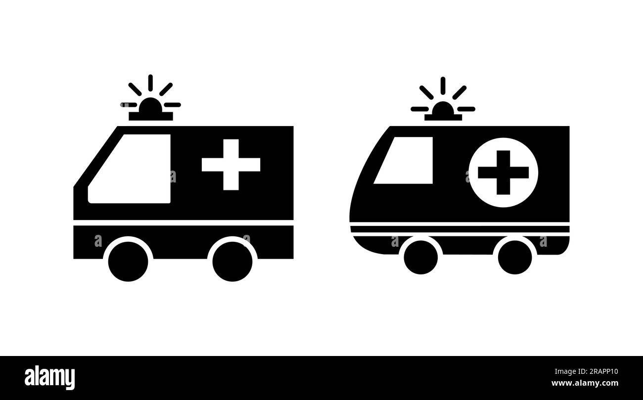 Ambulance icon vector. Ambulance car icon Stock Vector Image & Art - Alamy