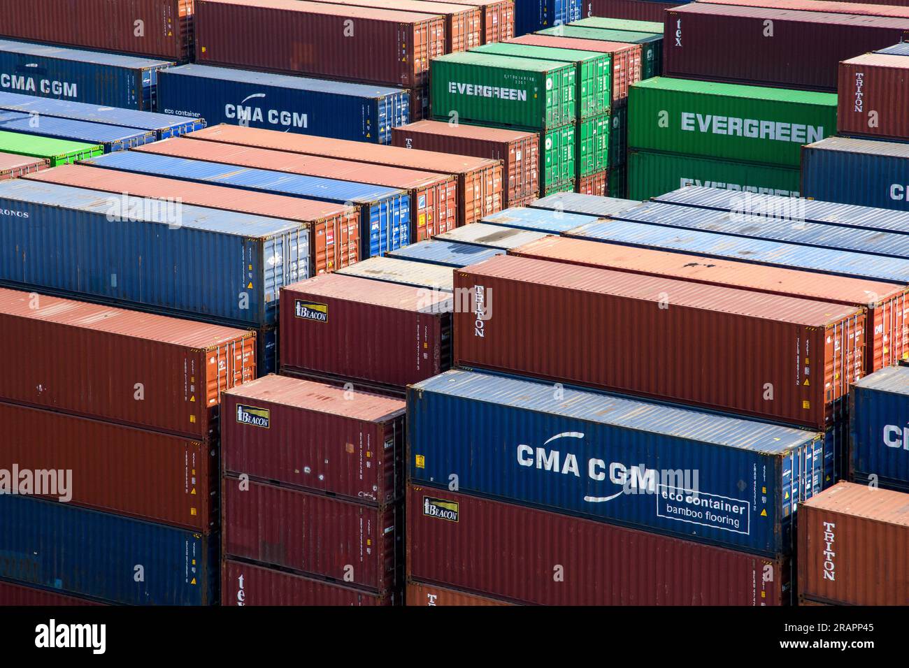 Jeddah, Saudi Arabia December 21, 2022 Containers ready for loading