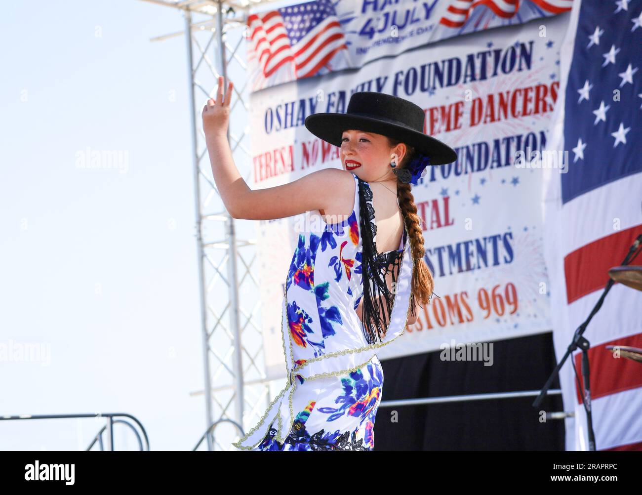 Santa Barbara, California, U.S.A. 4th July, 2023. Beautiful and