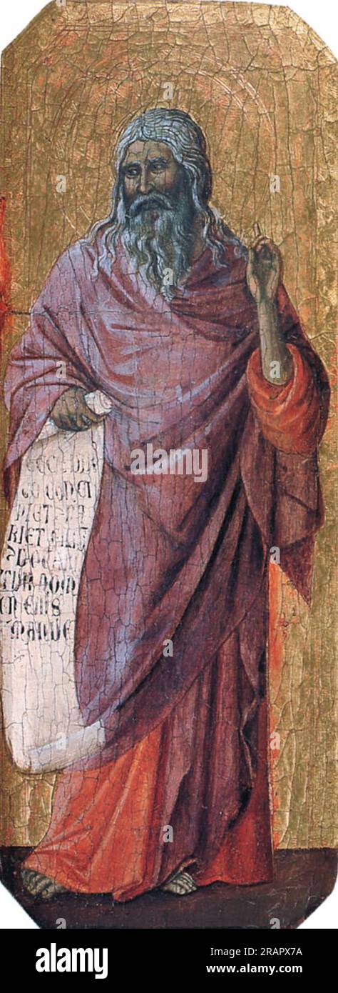 Prophets. Isaiah 1311 by Duccio Stock Photo - Alamy