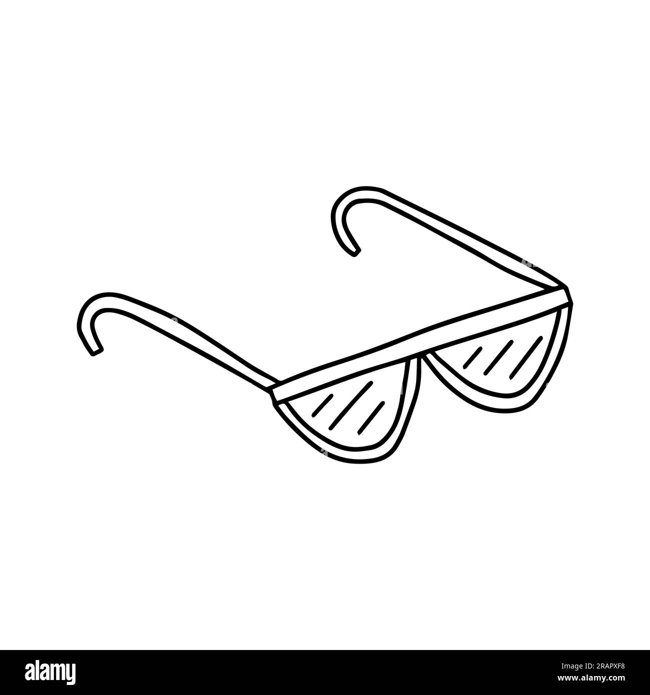 Doodle sunglasses Stock Vector