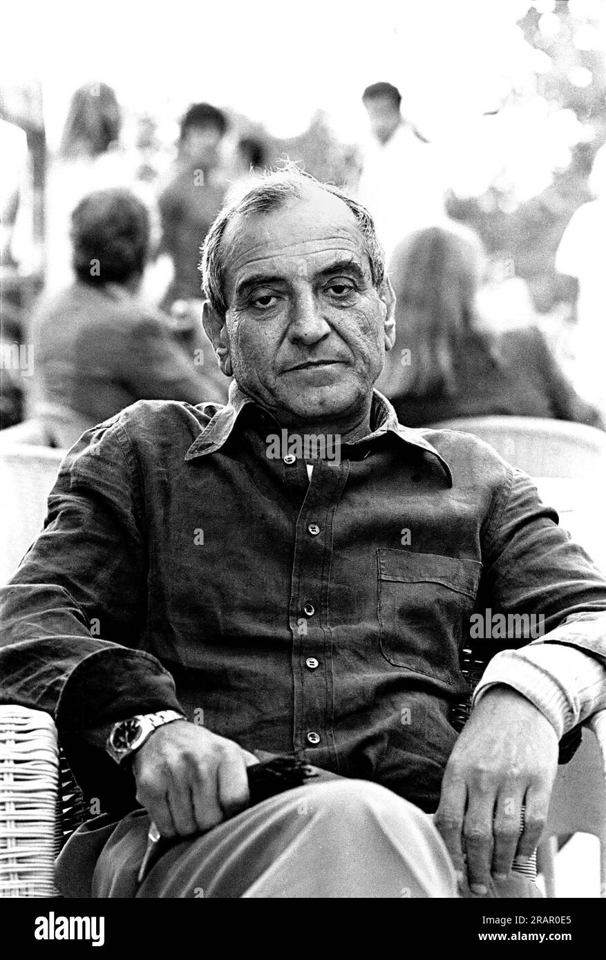 the italian writer Goffredo Parise at Venice film festival of 1982