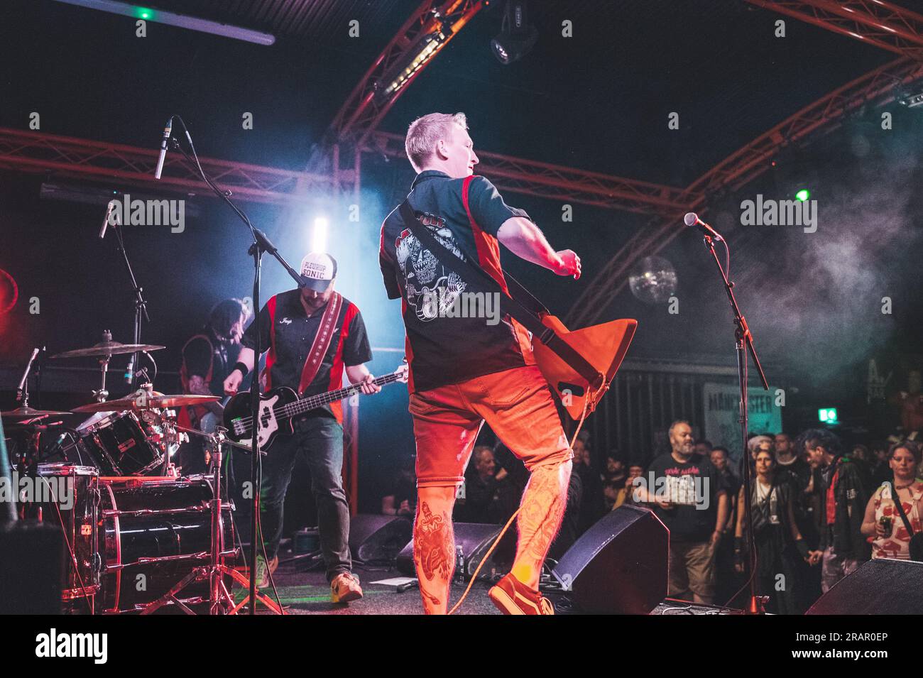 Batwölf band performed at Gorilla during the Manchester Punk Festival on the 7th of April, 2023. Stock Photo