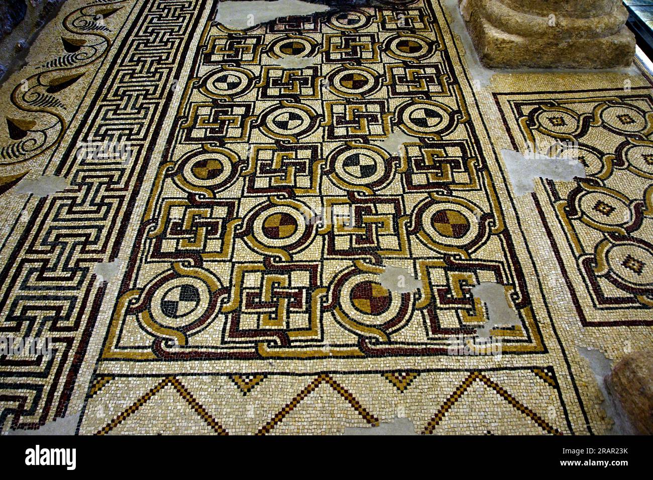 Mount Nebo Diakonikon Baptistery Mosaic Jordan Jordany Part of the Mount Nebo Diakonikon Baptistery Mosaic Jordan Jordany Part of the