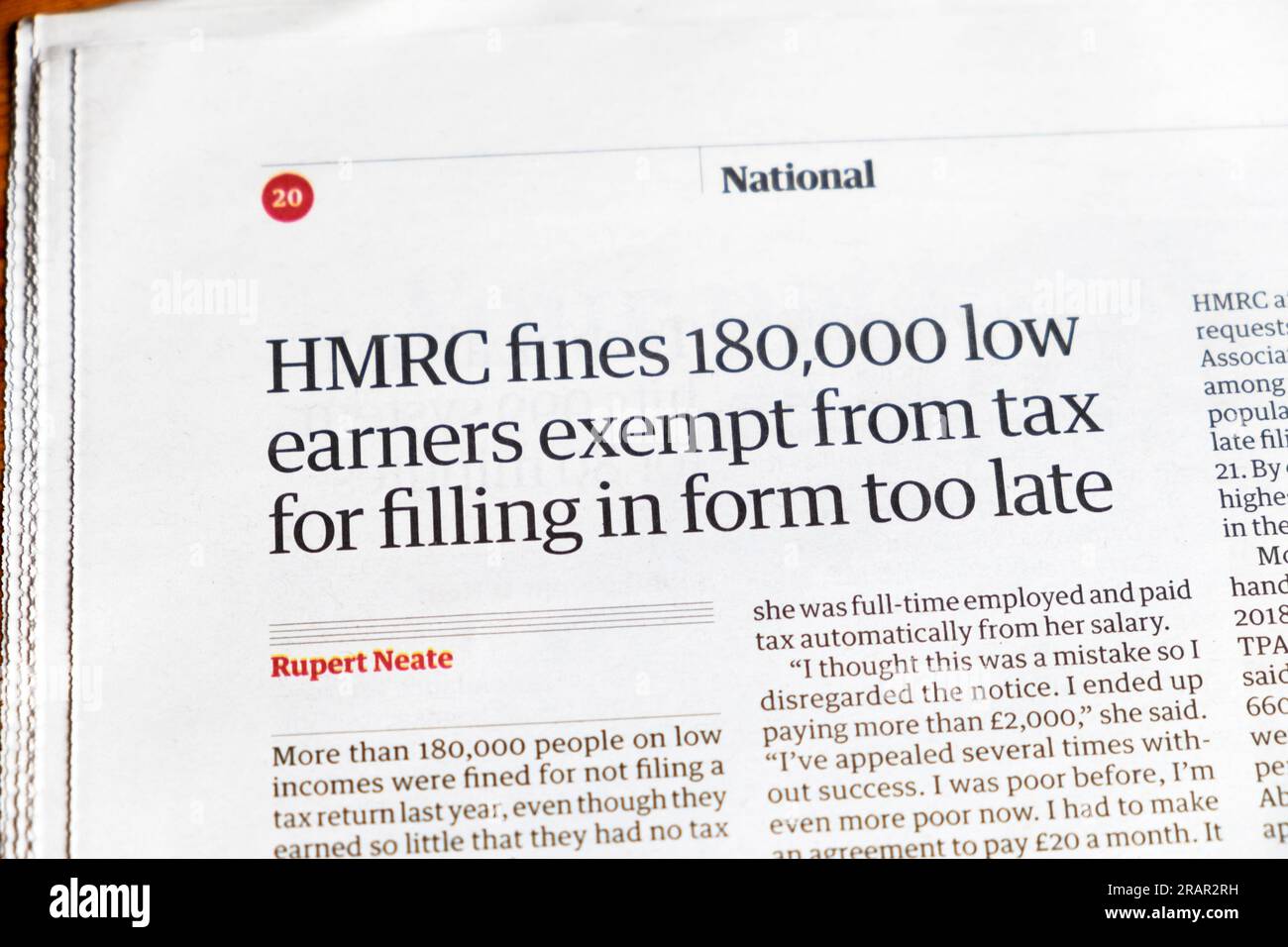 Hmrc tax penalties hi-res stock photography and images - Alamy
