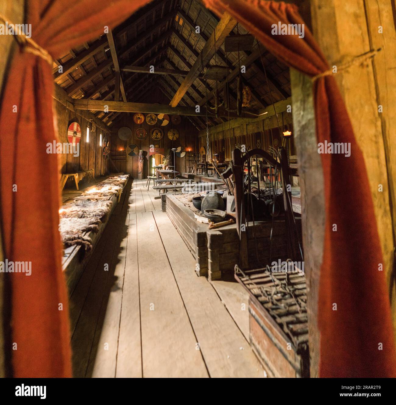 Ribe Viking Center, Ribe, Denmark, Europe Stock Photo - Alamy