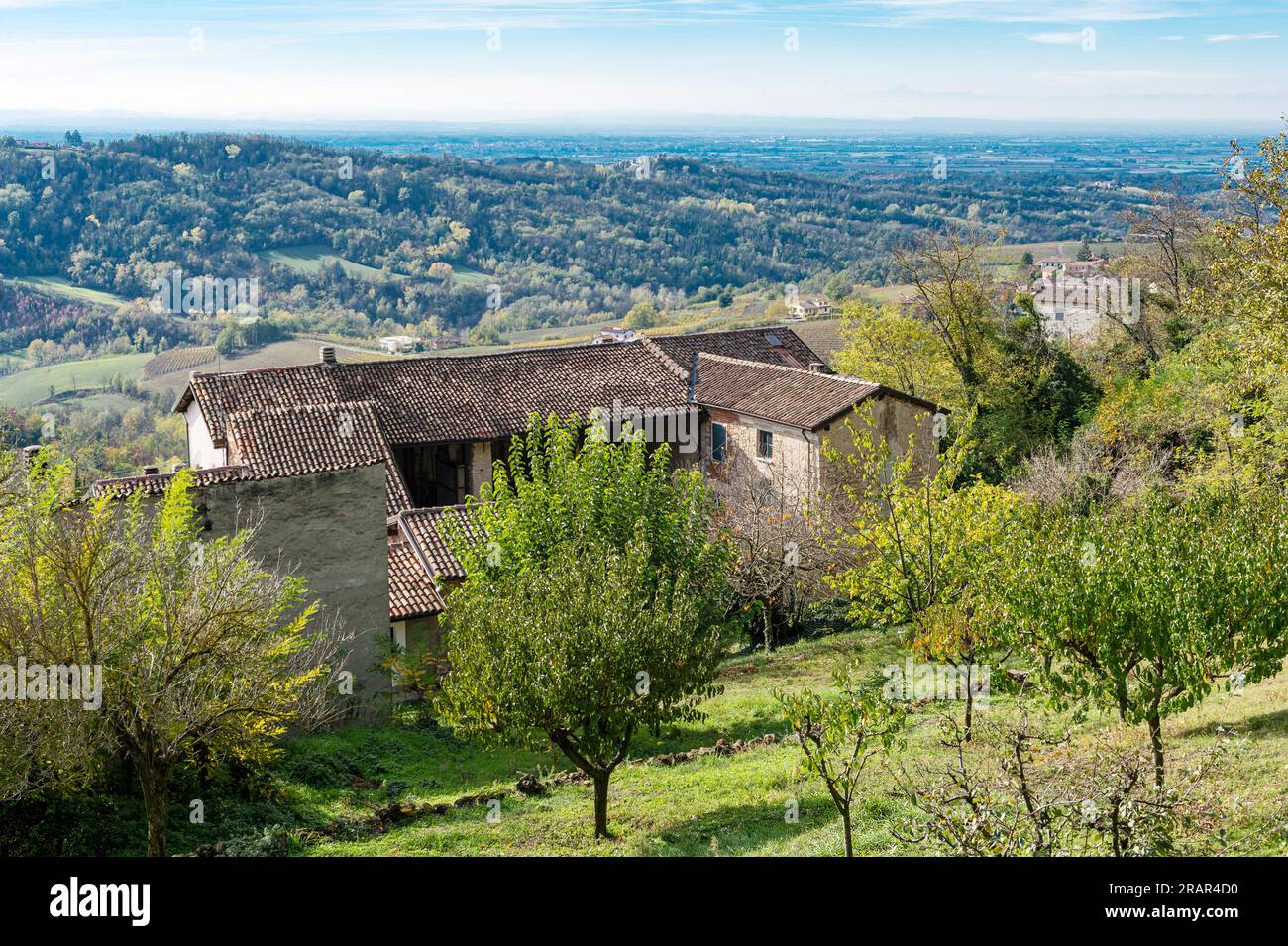 sant'alosio village, castellania coppi, italy Stock Photo
