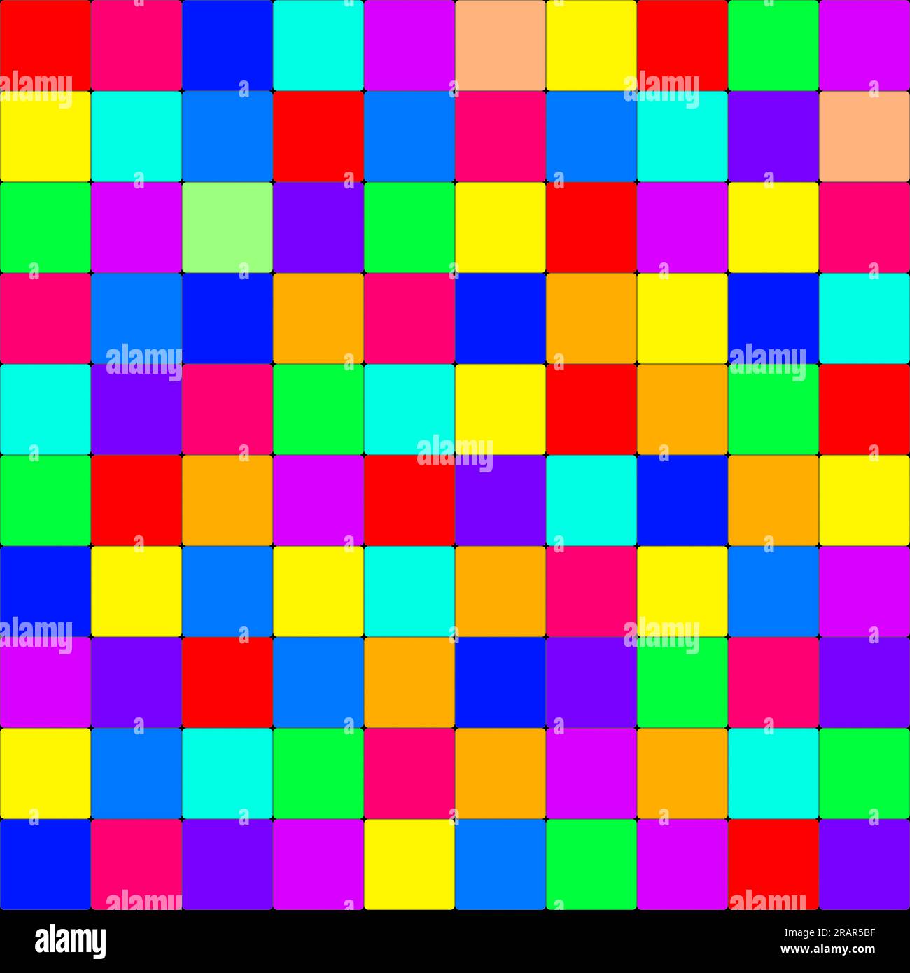 Delicate multicolored square dots seamless pattern. Soft abstract geometric pattern. Stock Photo