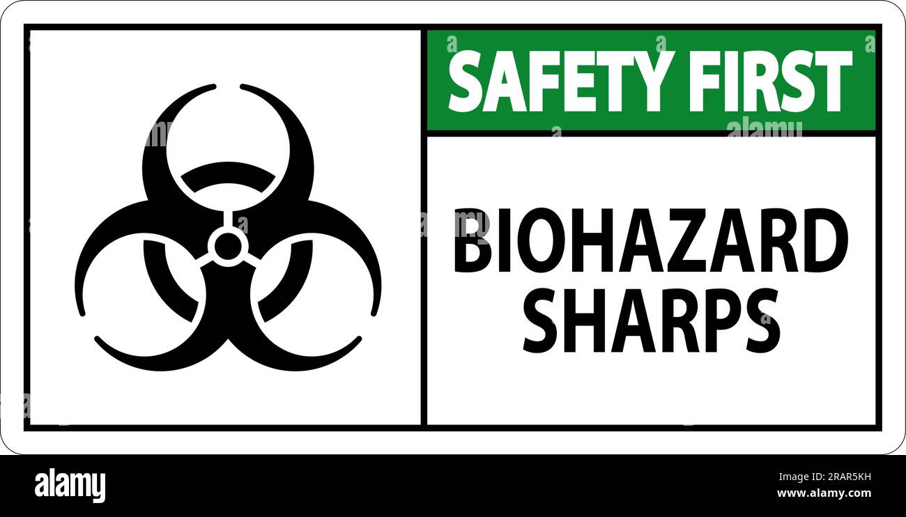 Safety first biohazard sign hi-res stock photography and images - Alamy