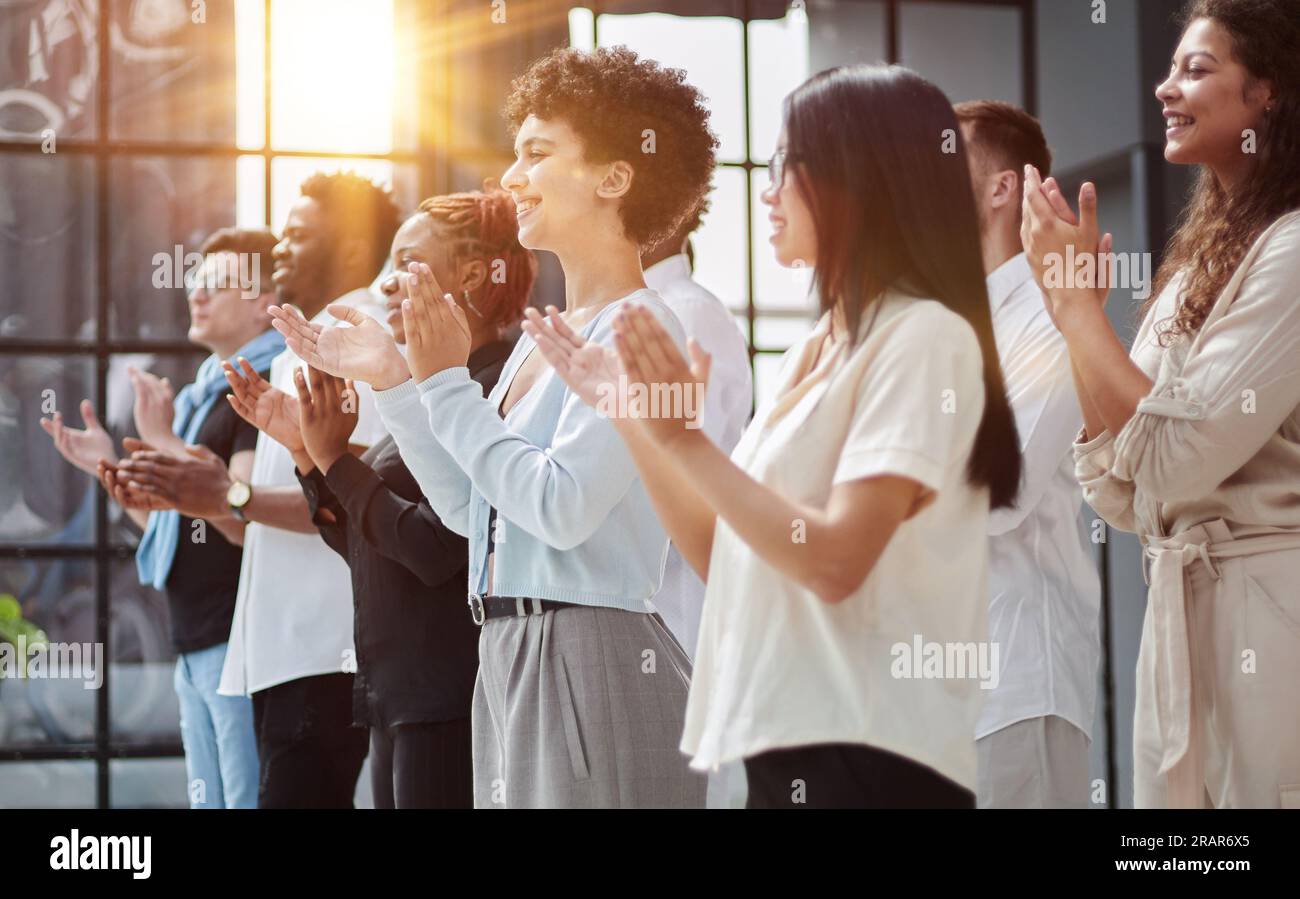 International group happy people hi-res stock photography and images ...