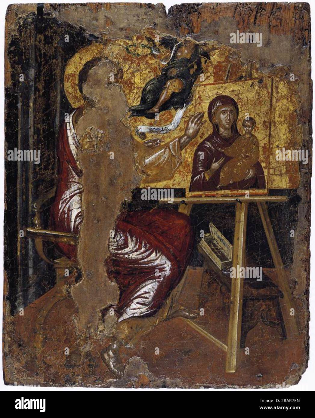St luke painting the virgin hi-res stock photography and images - Alamy
