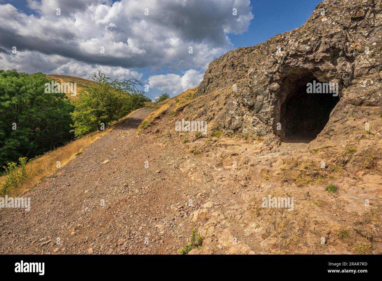 Clutter’s Cave in the Malverns, Herefordshire Stock Photo