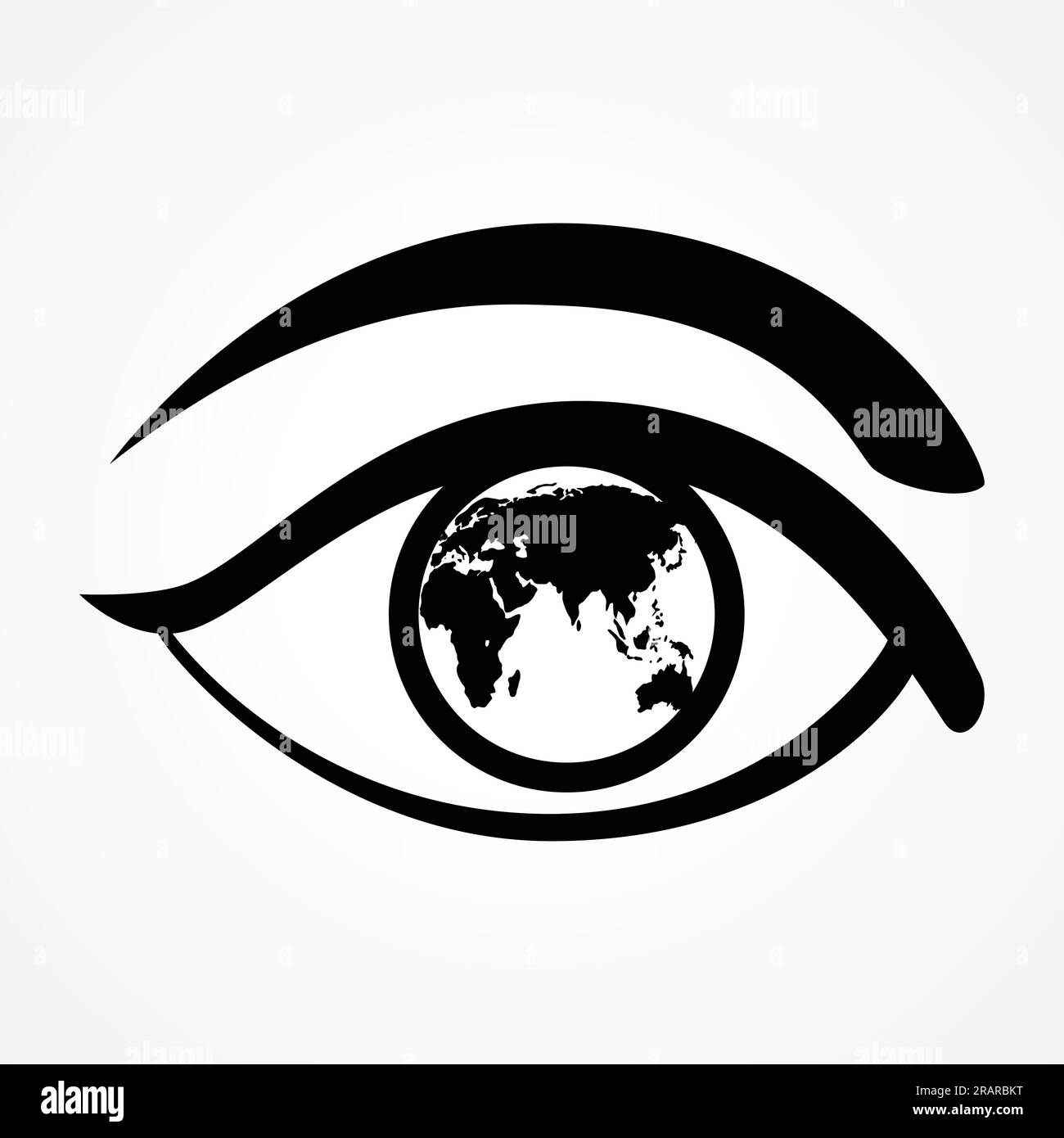 graphic-illustration-of-an-eye-with-world-map-stock-vector-image-art
