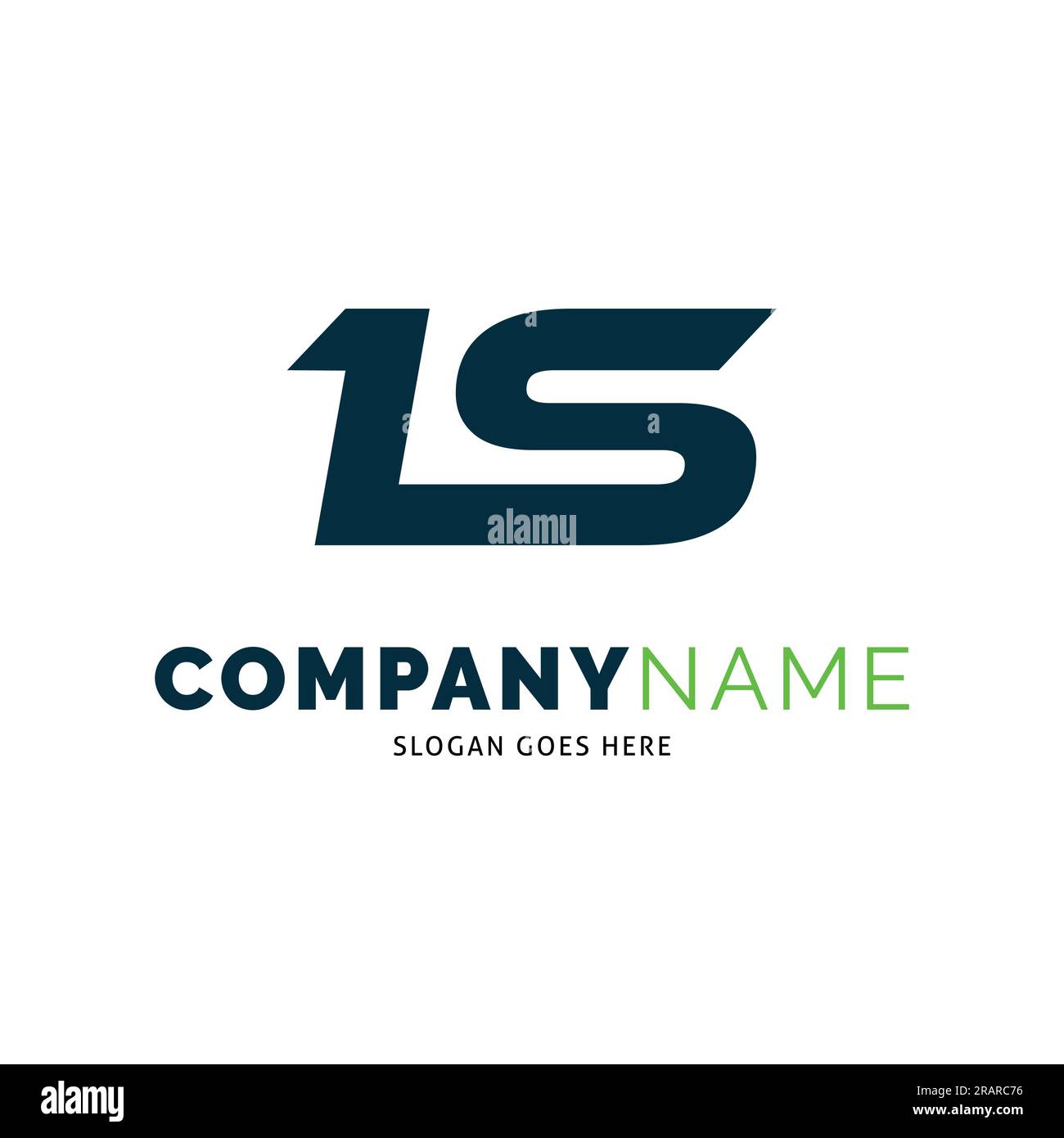 Initial Letter IS Icon Vector Logo Template Illustration Design Stock Vector