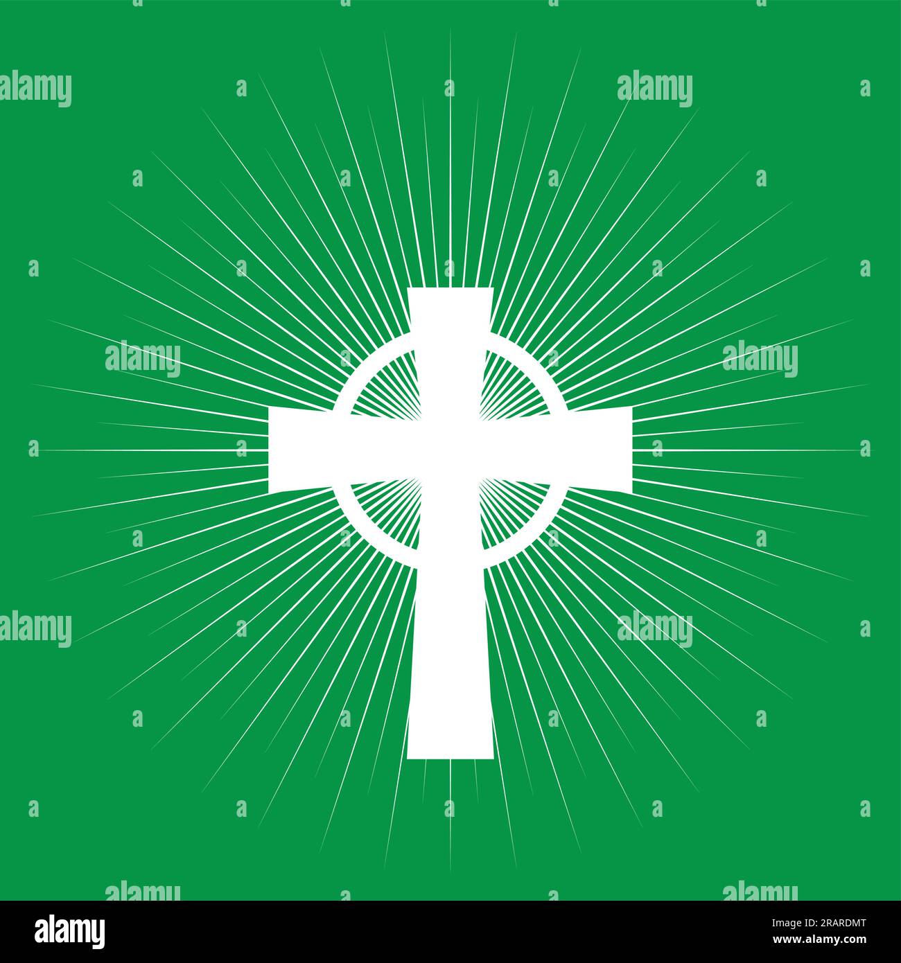 Cross on light burst background, Catholic, Catholicism, religion symbol