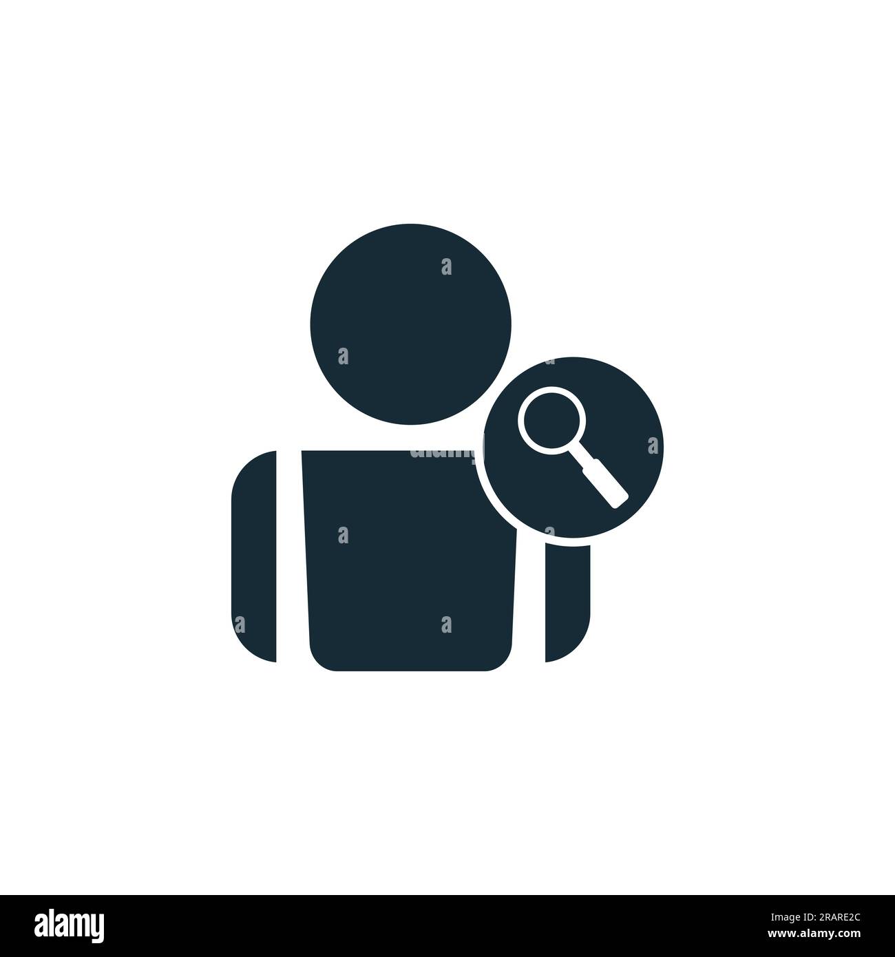 Avatar Profile Search Icon Design Template Elements Stock Vector Image ...