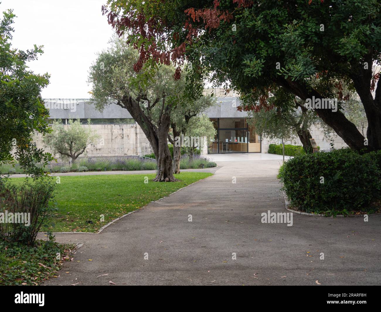 View of The Marc Chagall National Museum in Nice., France - June 7, 2023. Stock Photo