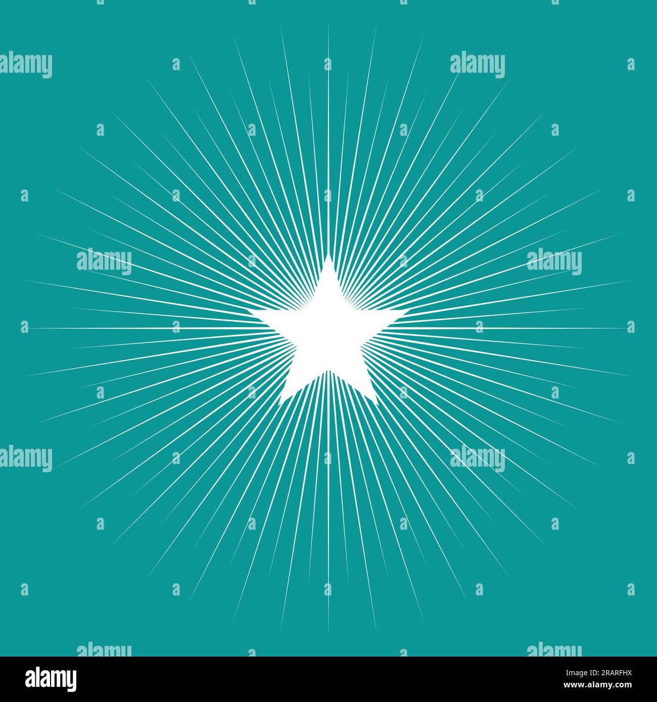 Simple graphic of star burst Stock Vector