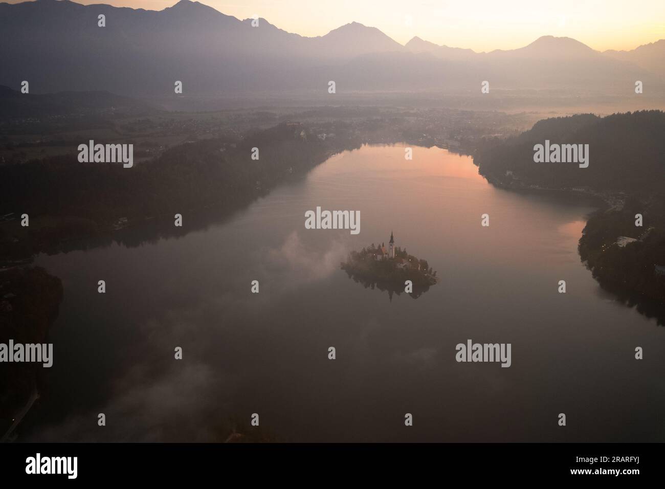 Lake Bled Slovenia Stock Photo