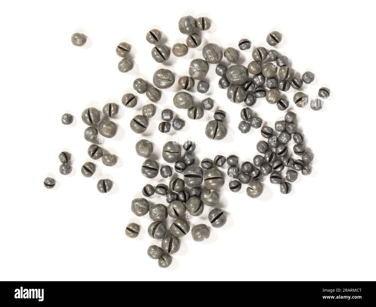 Lead weights fishing Cut Out Stock Images & Pictures - Alamy