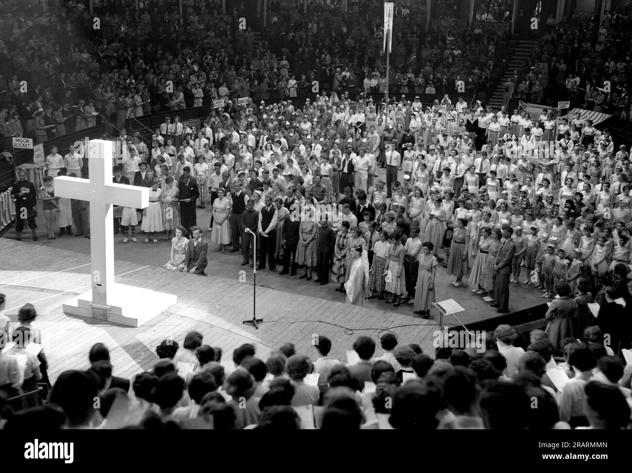 World Fair 1955 christian convention at Royal Albert Hall, London Stock Photo Alamy