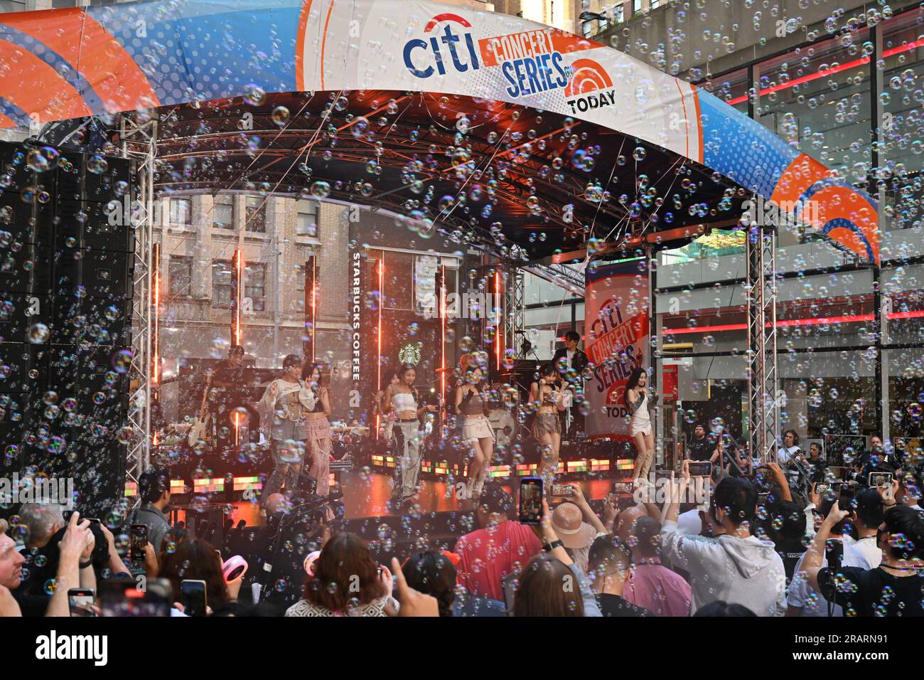 Twice Takes Over The TODAY Show Plaza For The Citi Concert Series